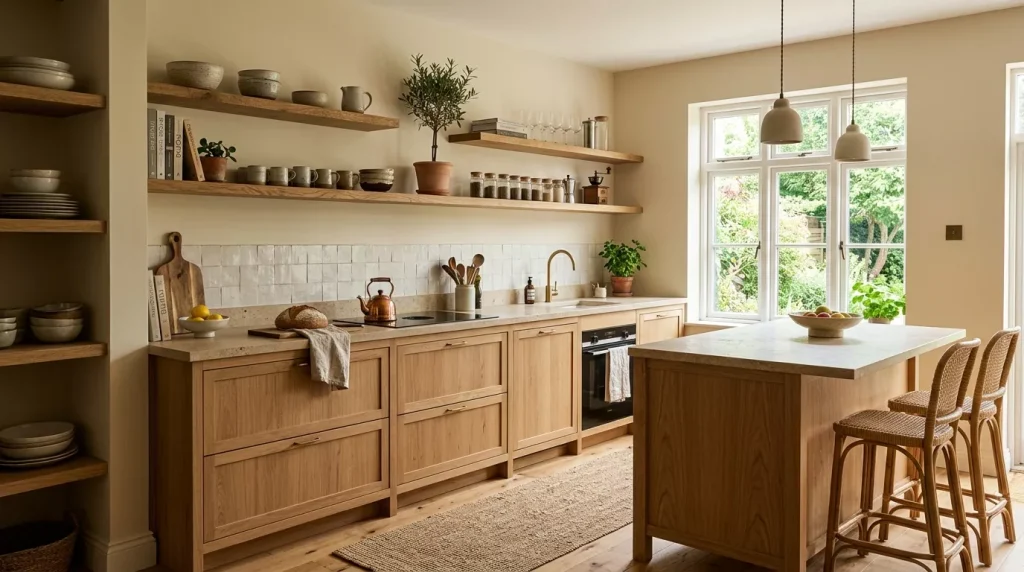 kitchen with oak cabinets stone 202606010307 6a1cb12d57ffc