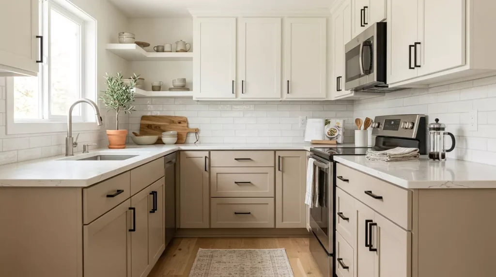 15 Paint Kitchen Cabinets Ideas | That Save You Thousands 9 painted kitchen cabinets neutral 202605130205 6a03961098454 1