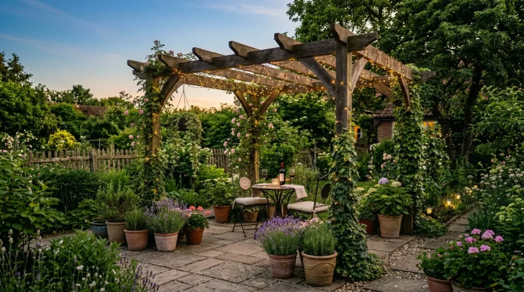 backyard garden with pergola lights 202605121007 6a02b5949da28 1
