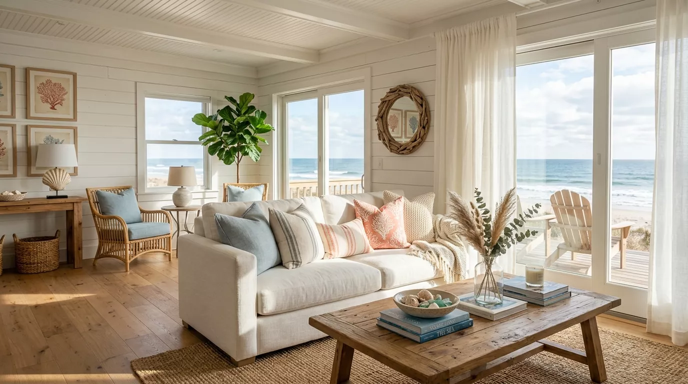 Coastal Living Room Ideas to Bring the Beach Home 2 Coastal Living Room Ideas to Bring the Beach Home