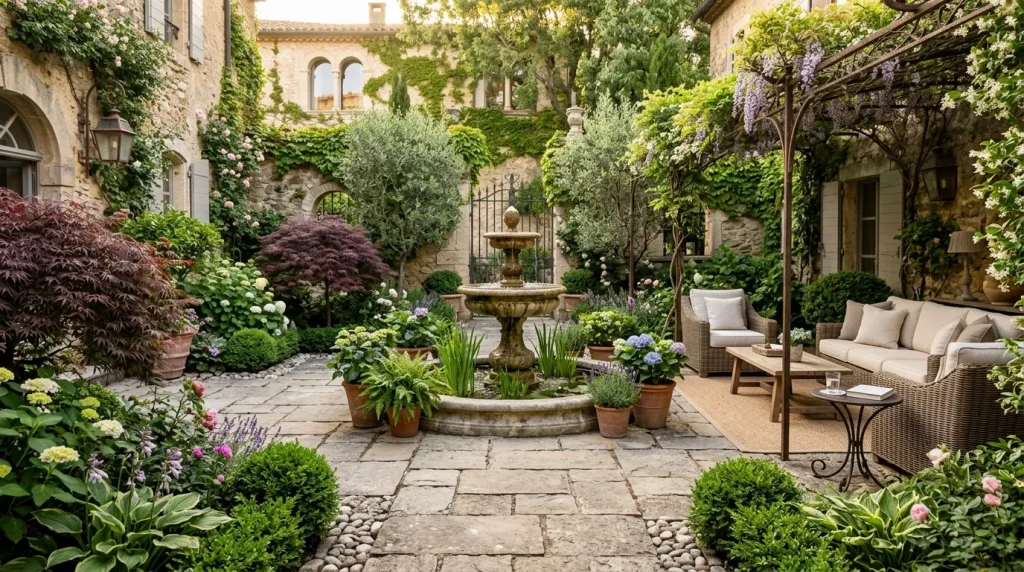courtyard garden with fountain 202606010108 6a1c95a187879