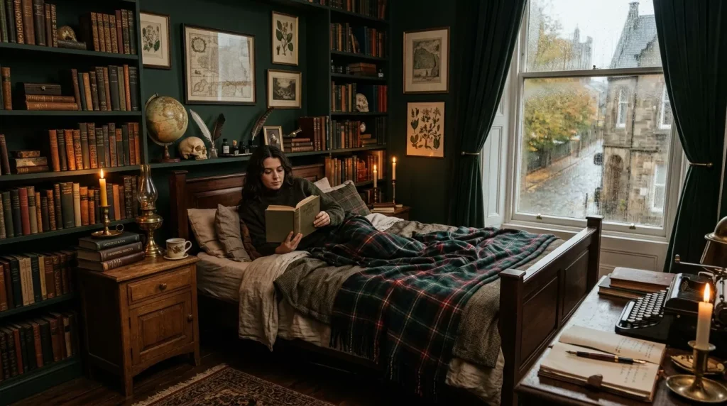 dark academia bedroom vintage books 202605292246 6a19d11aed8e8