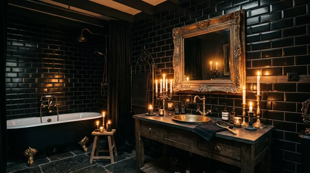 dark bathroom aesthetic black tiles 202605272200 6a1723682981a 1
