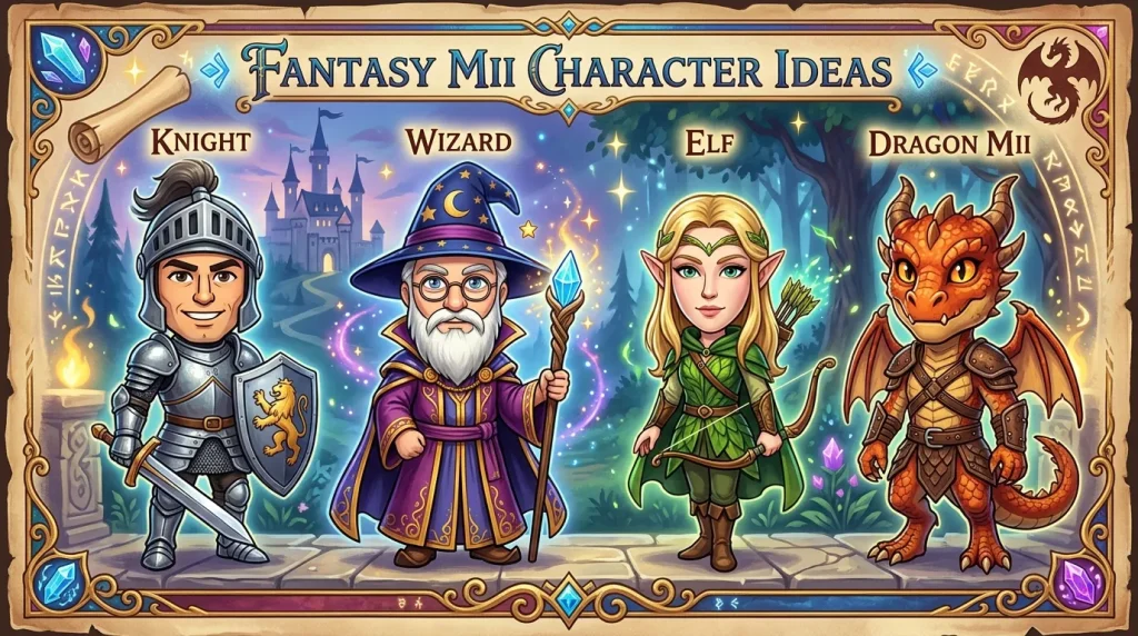 Mii Ideas: 100+ Creative Character Designs & Tips 2 fantasy mii character ideas 202605121106 6a02c35af0628