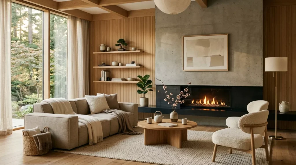 Japandi Living Room Style Ideas for a Calm Home 9 japandi living room modern firep 202605221051 6a0fef29711a6