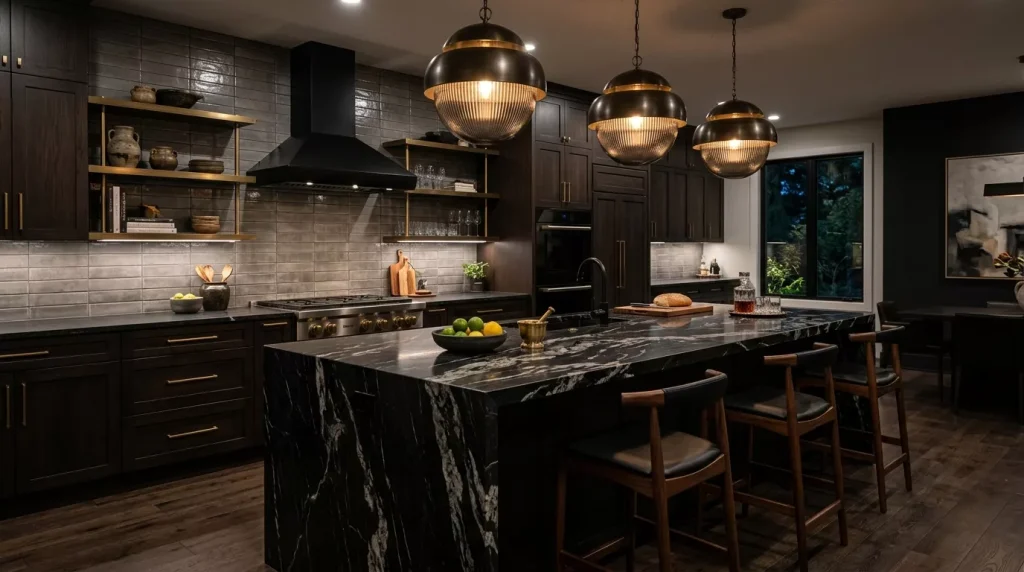 a dramatic moody kitchen featuring 202606252231 6a3d664421b18