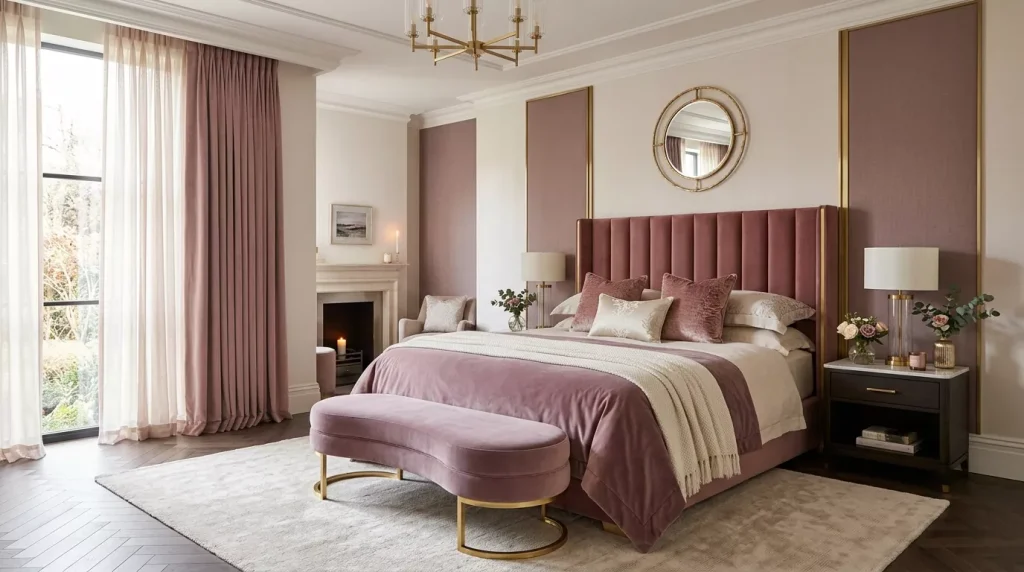 Mauve & Rose Bedroom Aesthetic Ideas 5 a luxurious master bedroom in 202606252130 6a3d588eacd55