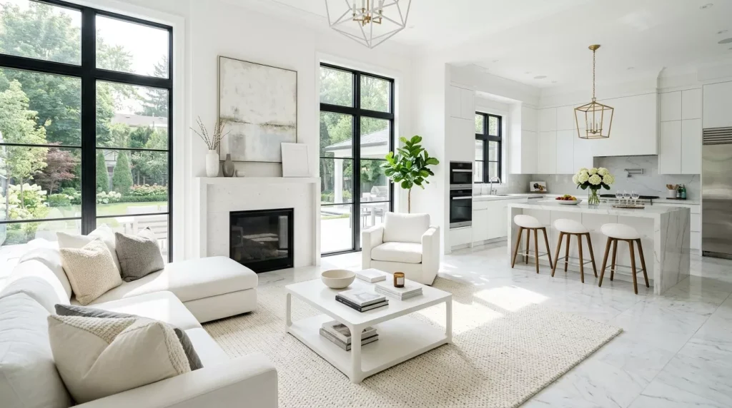 All-White Living Room Ideas: Design Tips & Inspiration 7 all white living room modern kit 202606121443 6a2bd4fce78d3