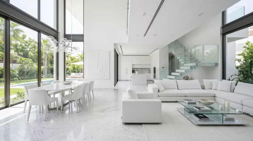 All White Home Decor Ideas: Style Every Room Right 12 all white luxury home interior 202606121508 6a2bdaeeb8307