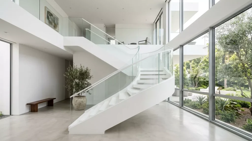 All White Home Decor Ideas: Style Every Room Right 14 all white staircase architectura 202606121507 6a2bdaed495f9 1