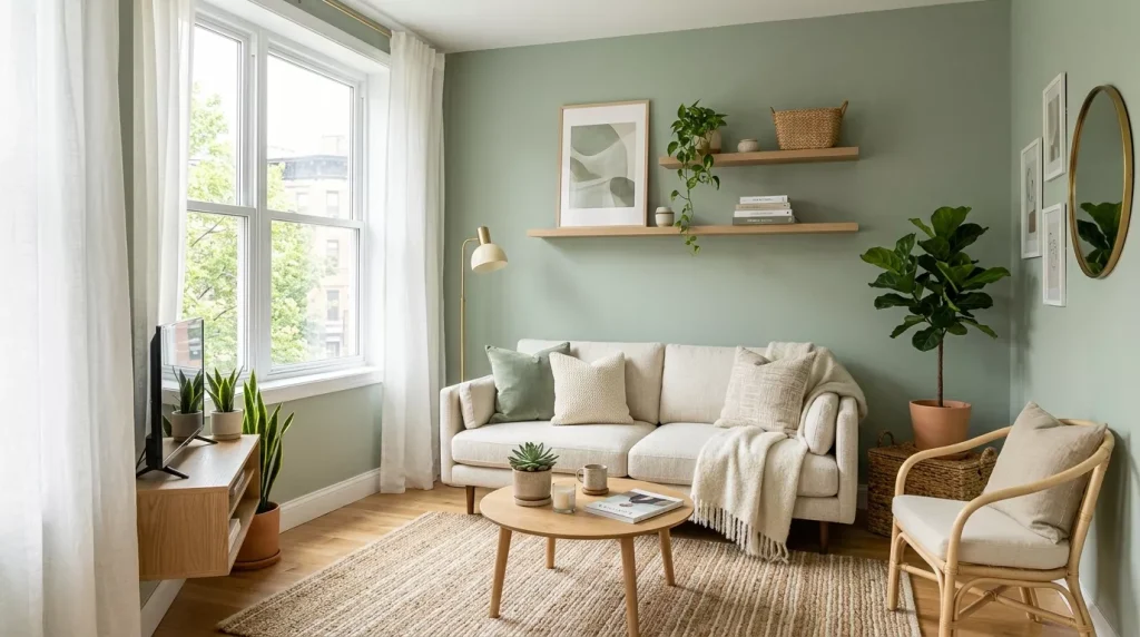 apartment living room sage green 202606111224 6a2a62d240d69