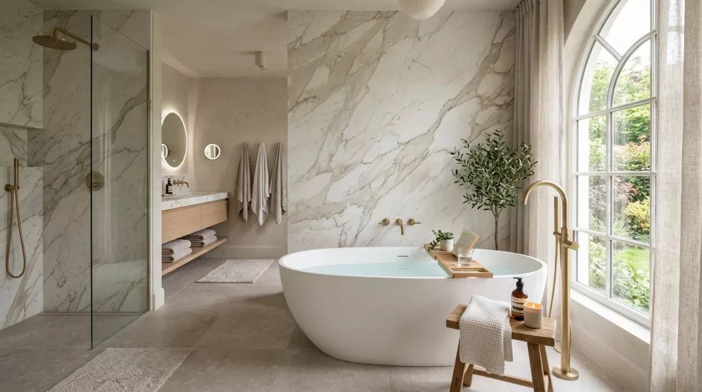bathroom featuring freestanding tub 202606220317 6a3863165dd84 1