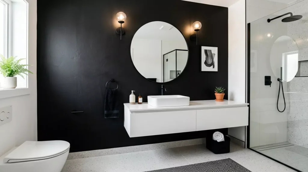 bathroom with black accent wall 202606142006 6a2ec3e0cf734
