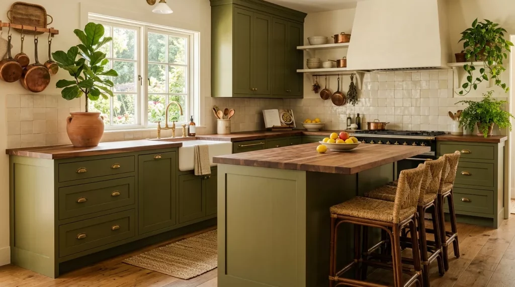 beautiful olive green kitchen cabinets 202607010006 6a441447a72ee