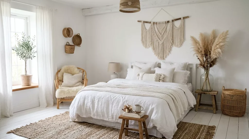 bedroom with white bedding decor 202606131921 6a2d6804a8ae8