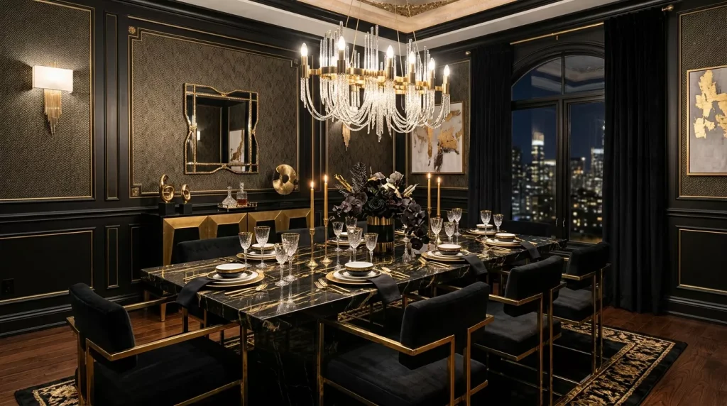 black and gold dining room 202606091535 6a27ecaacdb26