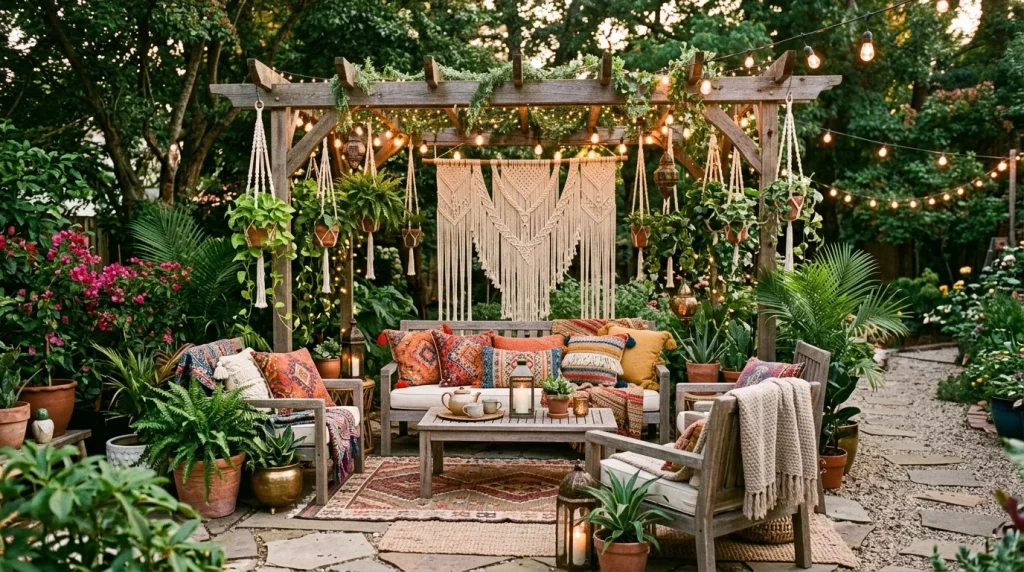 bohemian garden with macrame dec 202606142129 6a2ed74ae7a18