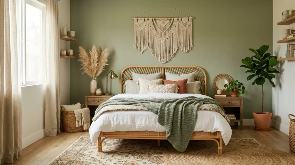 boho bedroom decor rattan bed 202606121608 6a2be8fcd17fa 1