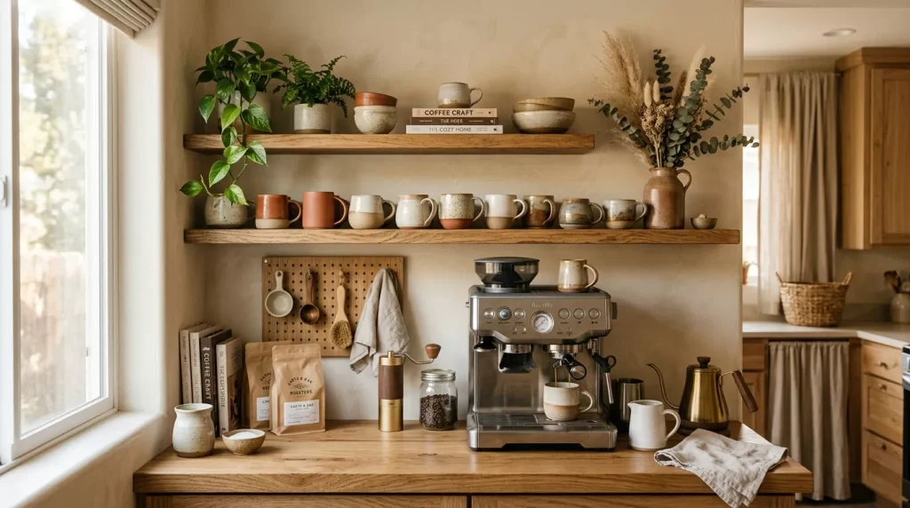 coffee station with warm decor 202606131905 6a2d63dff1fd0