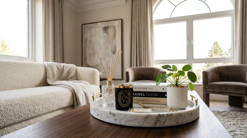 Coffee Table Styling Ideas for Your Living Room 6 coffee table tray styling luxury 202606272212 6a4004fe7938b