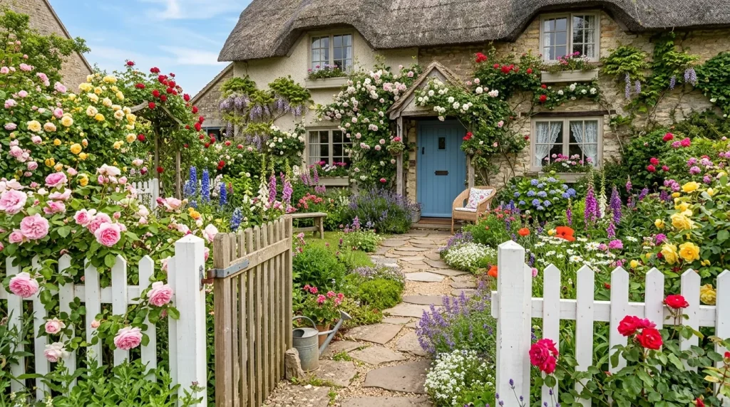 Front Yard Landscaping Ideas to Boost Curb Appeal 2 cottage front yard colorful flowers 202606091843 6a281906419cd