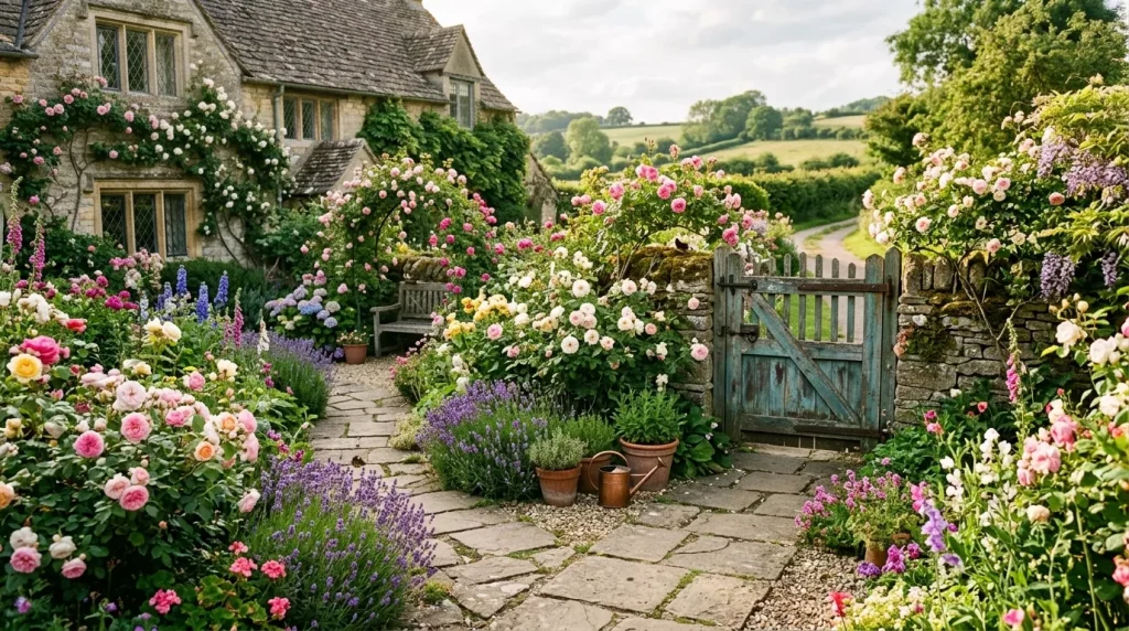 Small Garden Ideas: 25+ Smart Designs to Inspire You 4 cottage garden filled with roses 202606071658 6a255d2505fa2