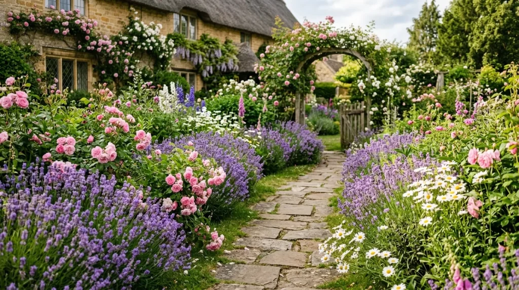 Cottage Garden Ideas to Transform Your Outdoor Space 1 cottage garden pathway with flowers 202606132327 6a2da16c4d8fc