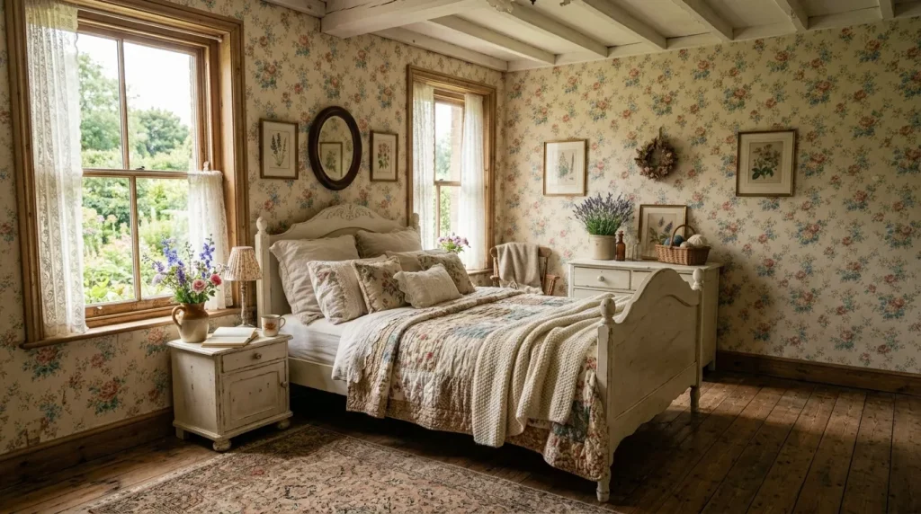 cottagecore bedroom vintage flor 202606041635 6a216343cf39c