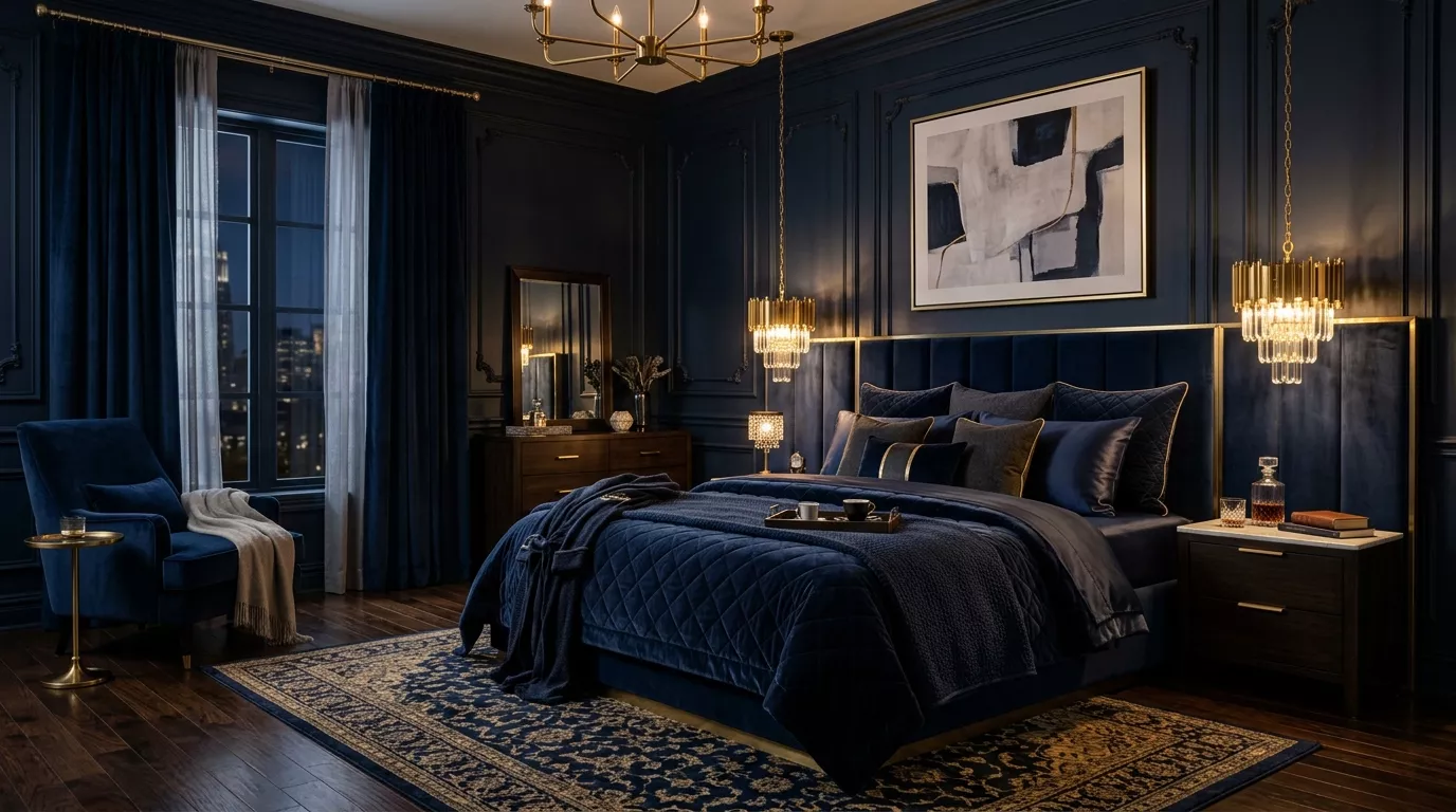 Navy Blue Bedroom Ideas for a Cozy Retreat 15 Navy Blue Bedroom Ideas for a Cozy Retreat