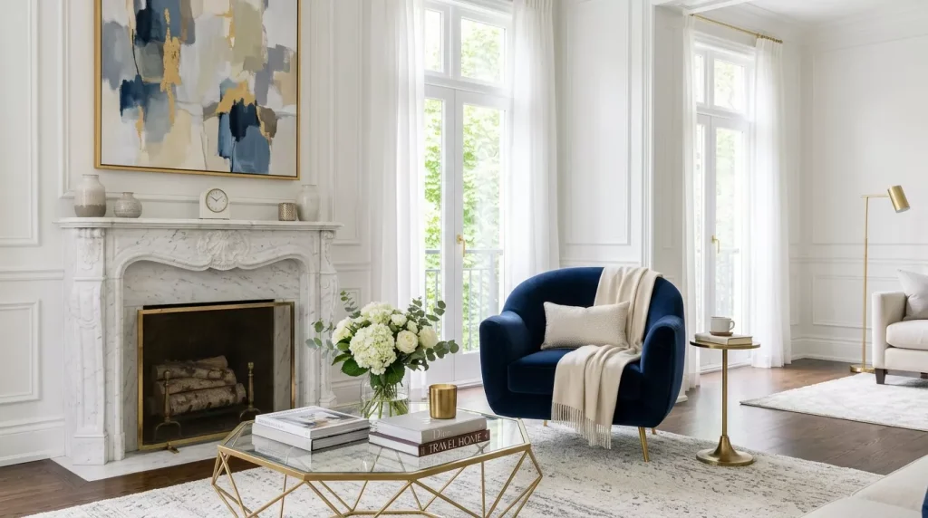 Accent Chair Ideas to Elevate Your Living Room 8 deep navy blue accent chair 202606302205 6a43f77f6a2f5 1