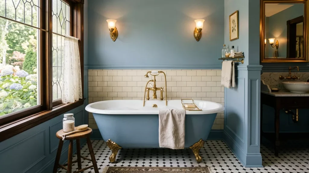 dusty blue bathroom clawfoot tub 202606122056 6a2c2ce894763