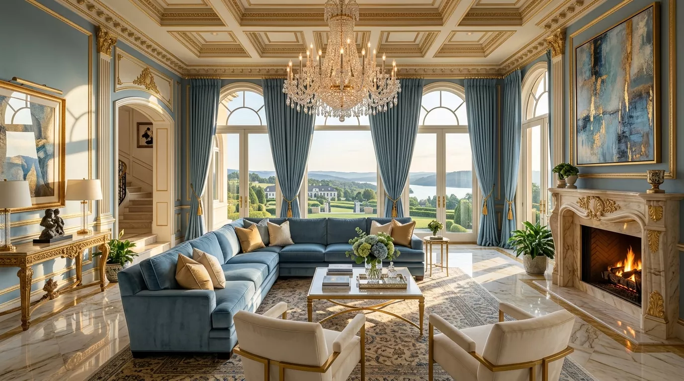 Dusty Blue Living Room Ideas for a Cozy, Modern Look
