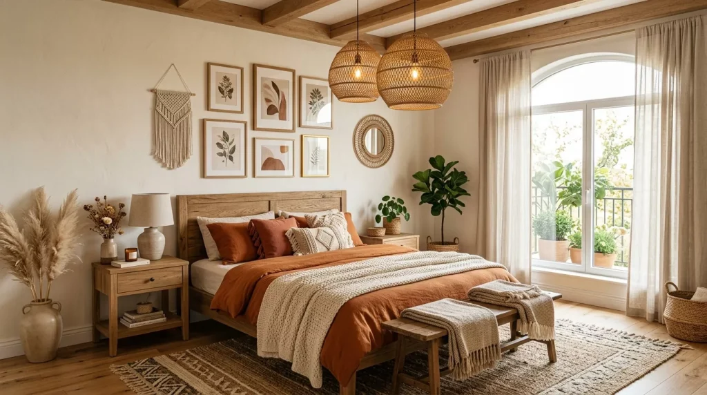 earthy boho bedroom with rust 202606131904 6a2d63dd4a600