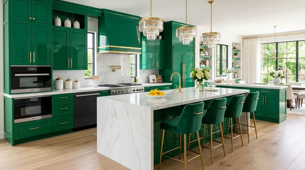 emerald green kitchen cabinets m 202607010006 6a4414491caeb