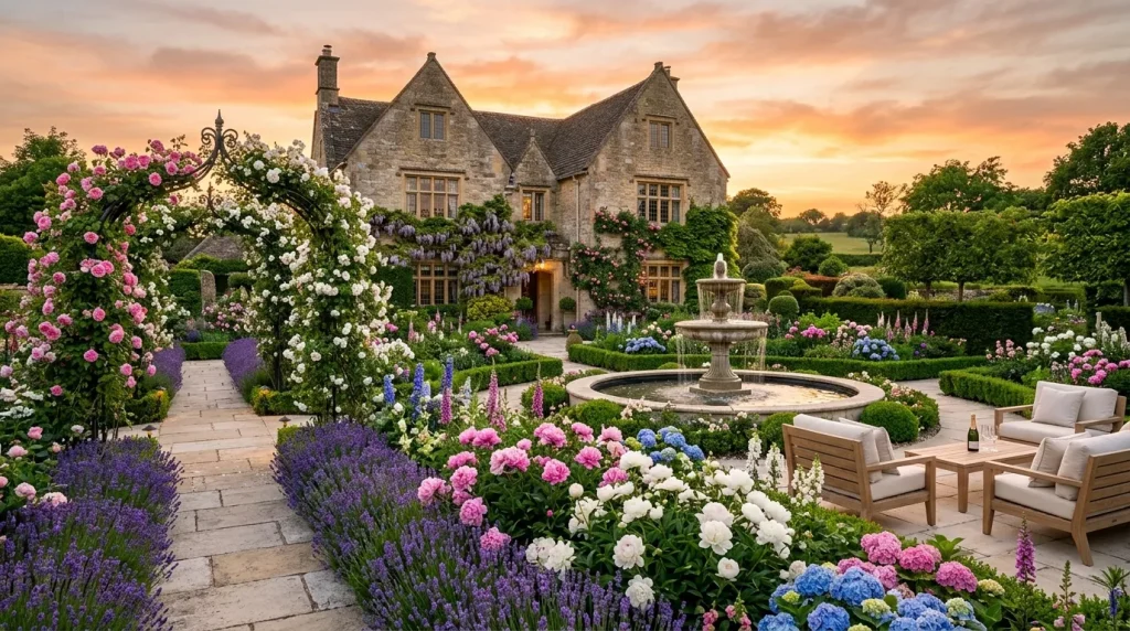 Cottage Garden Ideas to Transform Your Outdoor Space 4 english cottage garden estate 202606132328 6a2da164bb21b