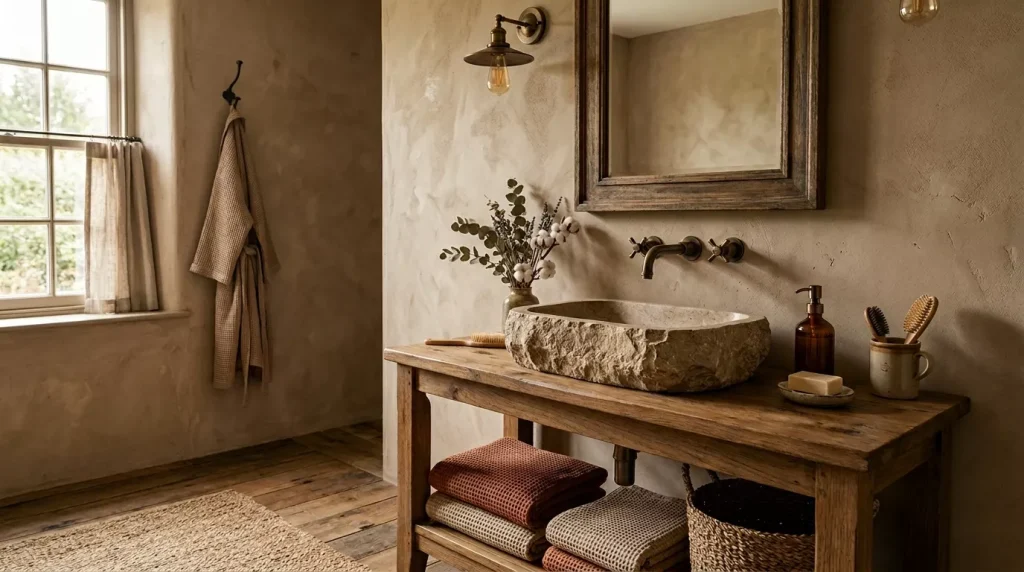 farmhouse bathroom warm earthy c 202606172249 6a32de227d68e