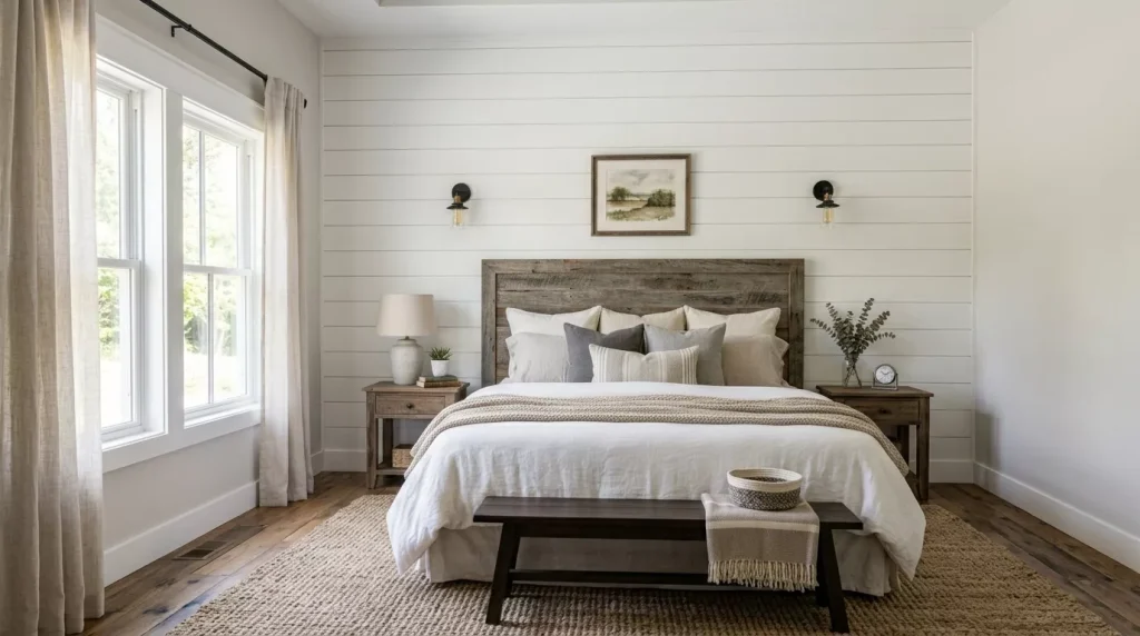 farmhouse bedroom shiplap accent 202606031602 6a2009ee8b7d1