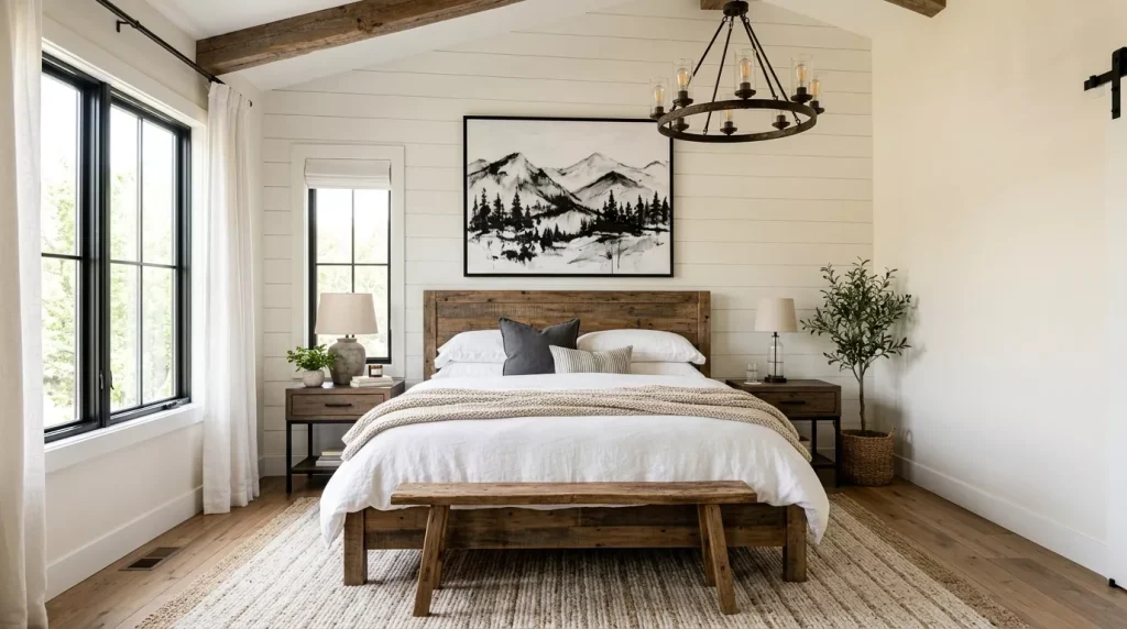 farmhouse bedroom with black acc 202606031601 6a200a0479d1b