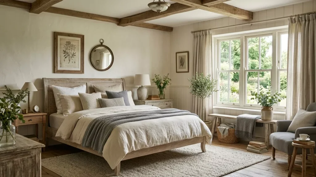 farmhouse bedroom with linen bed 202606031601 6a200a0d80367