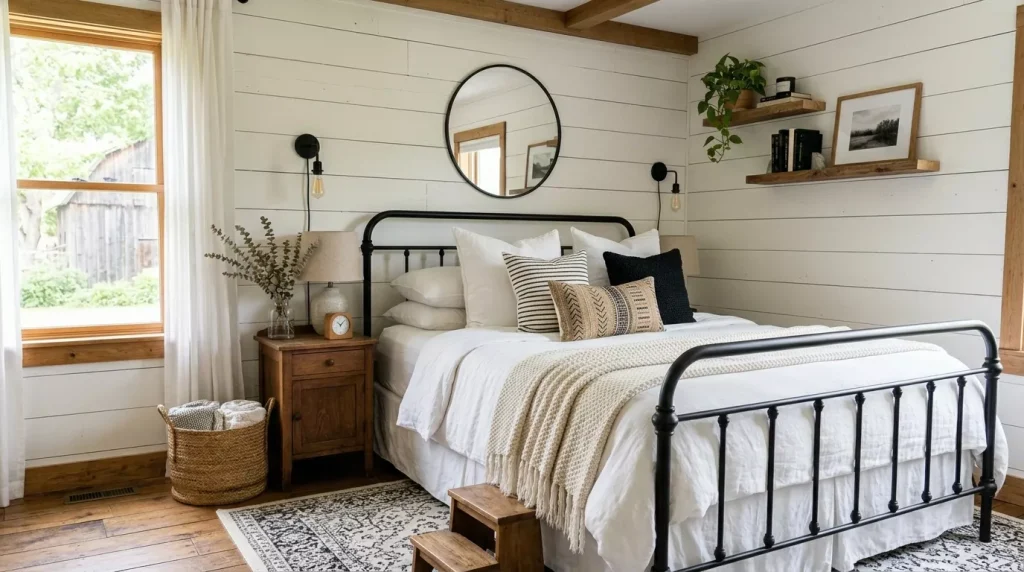 farmhouse bedroom with rustic decor 202606031602 6a2009e8c5c0d