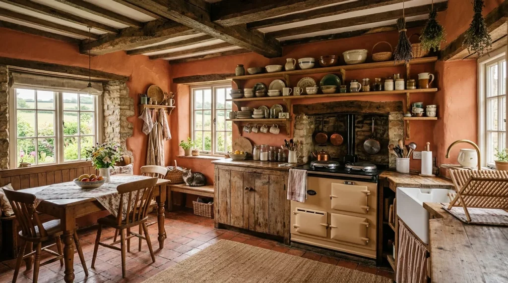 Terracotta Kitchen Color Scheme Ideas That Wow 15 farmhouse kitchen with terracott 202606132307 6a2d9ce7ae968 1