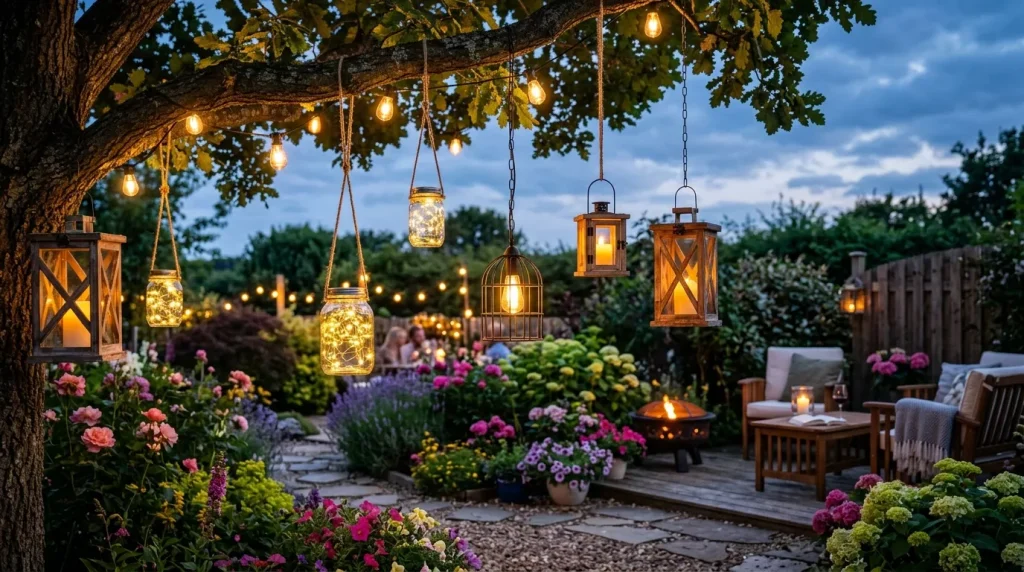 garden lantern display hanging tree 202606142128 6a2ed744c0eca