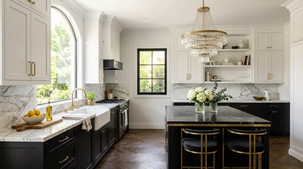 Two Tone Kitchen Cabinet Ideas: Fresh Inspiration 6 kitchen cabinets marble countert 202606190039 6a34499ee98cc