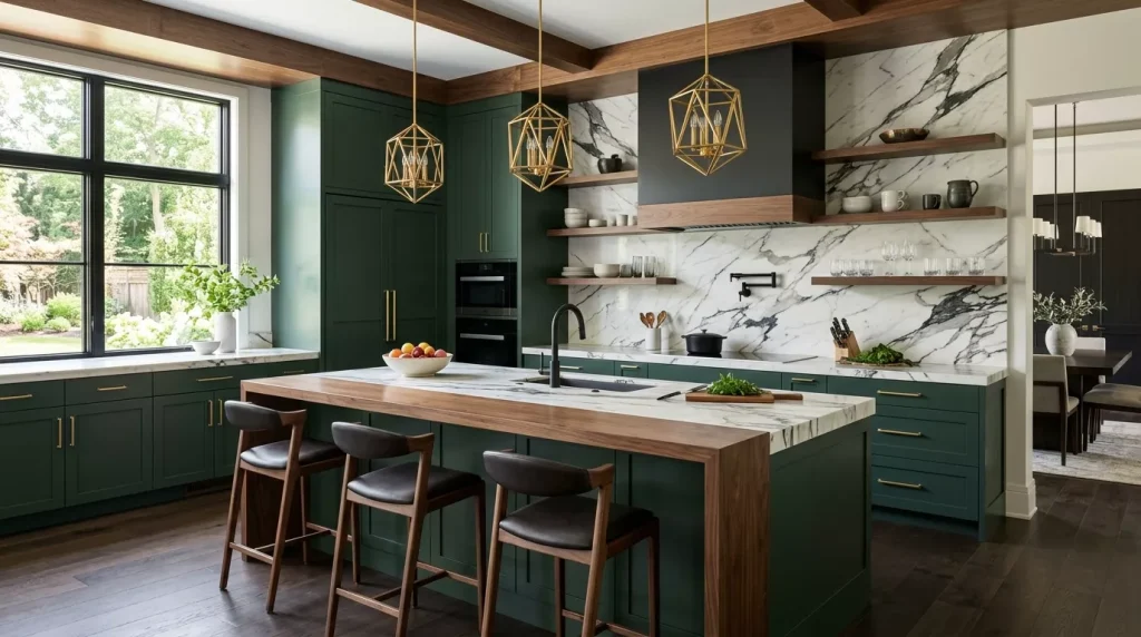 kitchen with green cabinets marble 202607010006 6a4414528c96f