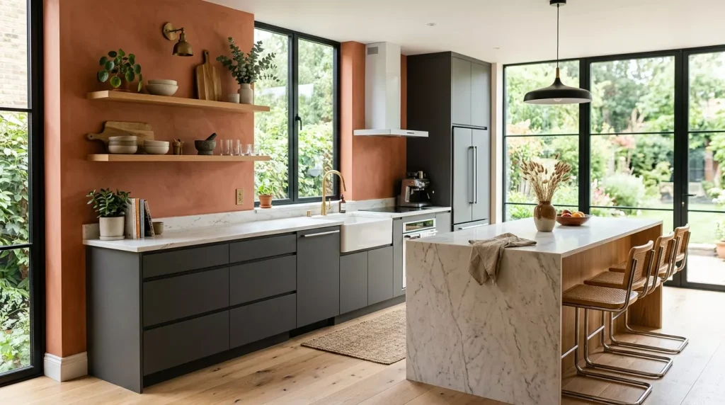 Terracotta Kitchen Color Scheme Ideas That Wow 17 kitchen with terracotta accent wall 202606132308 6a2d9ce660478