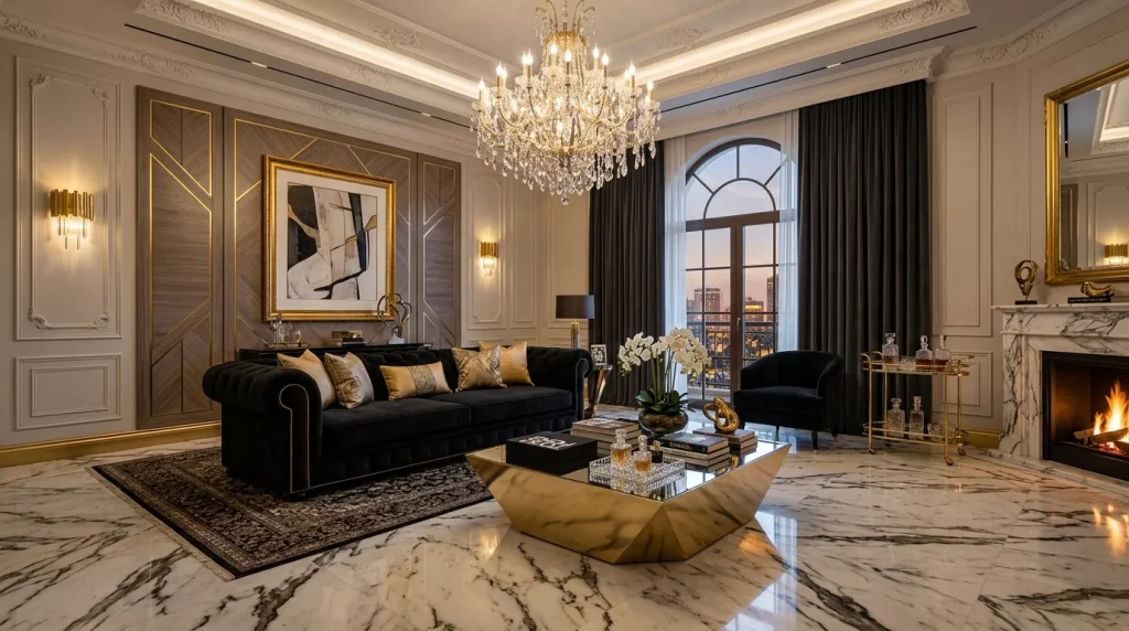 living room with black sofa 202606282201 6a4153d234040