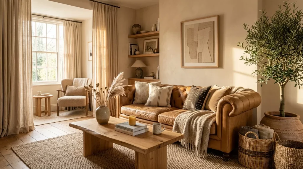 living room with camel sofa 202606262136 6a3eaaf42a745