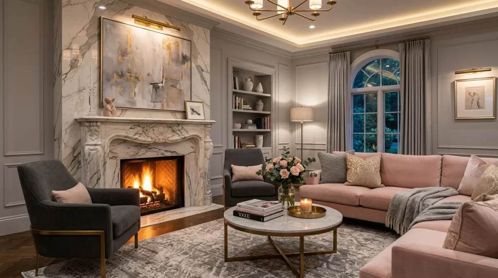 living room with marble fireplace 202606162314 6a3192ec25f85