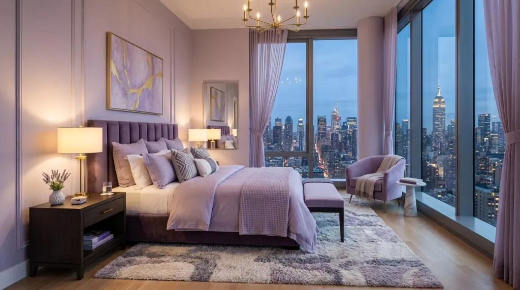 Lavender Bedroom Decor Ideas for a Calming Retreat 14 luxury apartment bedroom lavende 202606200019 6a3596602672a