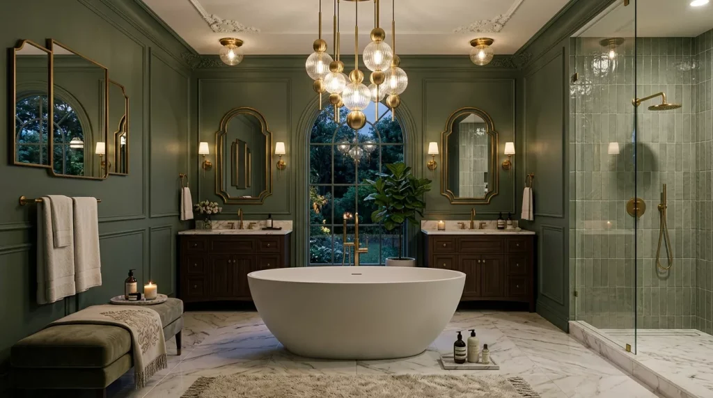 luxury bathroom with green walls 202606062258 1 6a245ff15ad8e